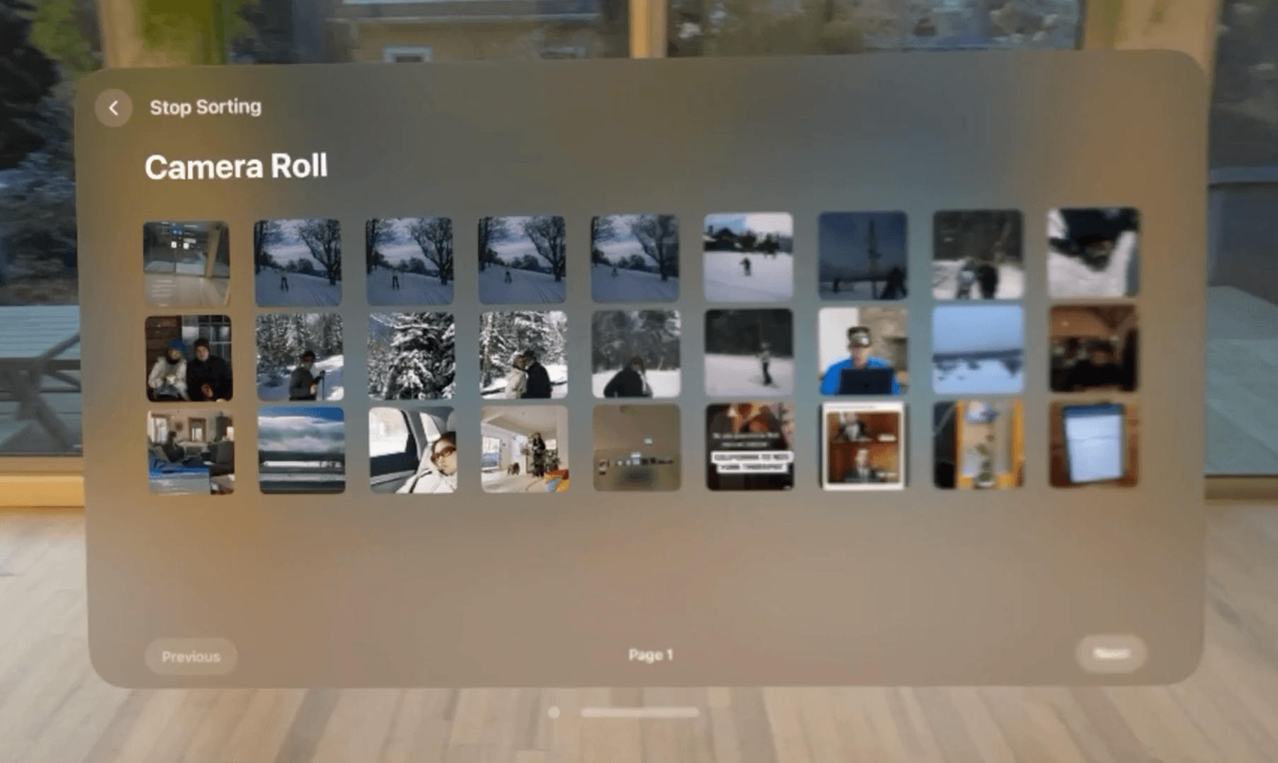 Camera Roll Array